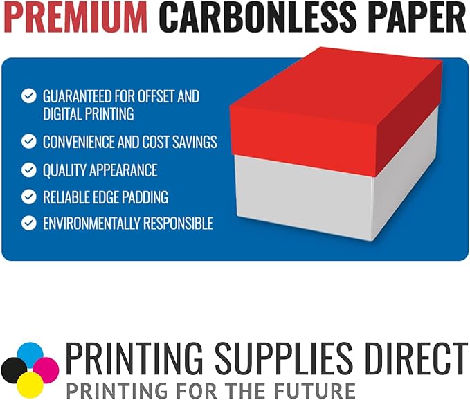 Superior 8.5 x 11 Carbonless Paper, 3 Part Reverse, 1340 Sets I 8 Reams - Image 3
