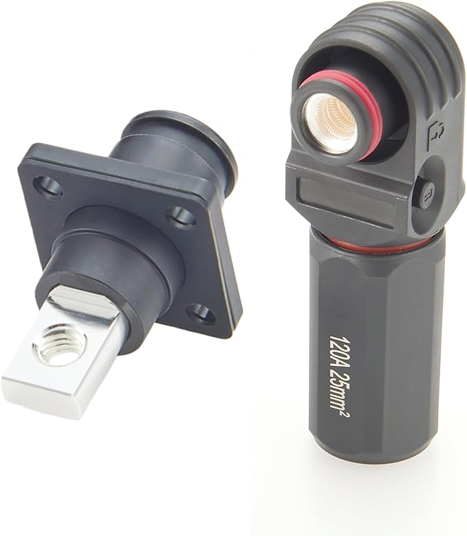 1 Set Battery Energy Storage Connector 120A 25mm² High Current HV Connectors by Unknown