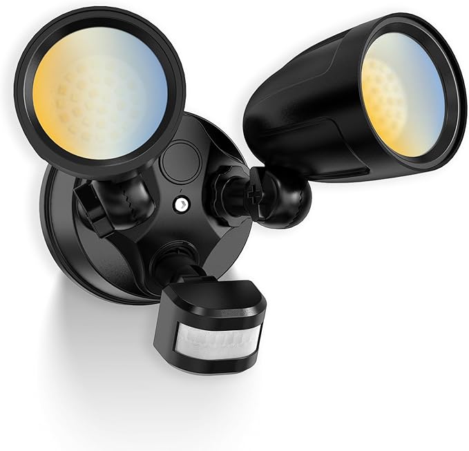 ALUSSO Motion Sensor Outdoor Lights Metal Heads, 30W Flood Lights Outdoor 3600LM by ALUSSO
