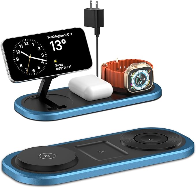 3 in 1 Fast Wireless Charger Stand by TEGISPAK