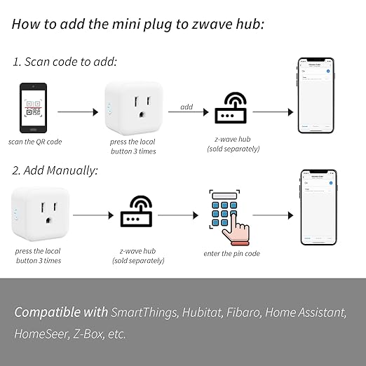 Minoston Zwave Plug Energy Monitor, 800 Series Zwave Outlet, Built-in Repeater - Image 7