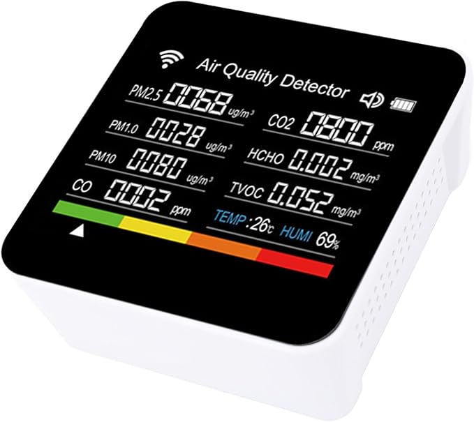 MAVIS LAVEN Smart Air Quality Detector, Portable 14 in 1 Indoor Monitor - Image 4