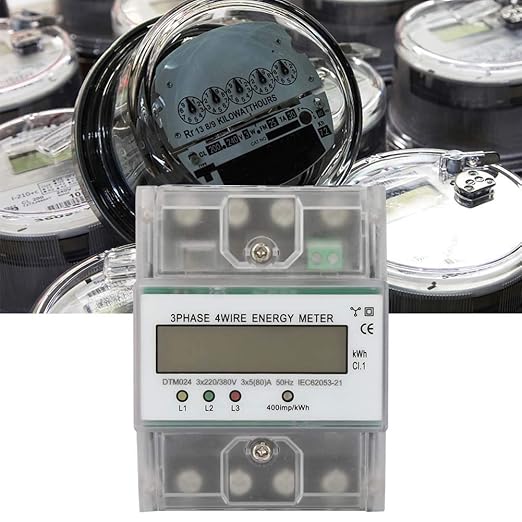Electric Power Meter, Phase 4 Wire KWh Meter - Image 3