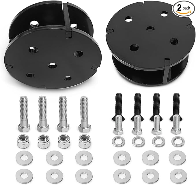 FLOVENTIS 2" Angled Air Helper Spring Spacer, Heavy-Duty Steel Compatible by FLOVENTISAirSuspensions