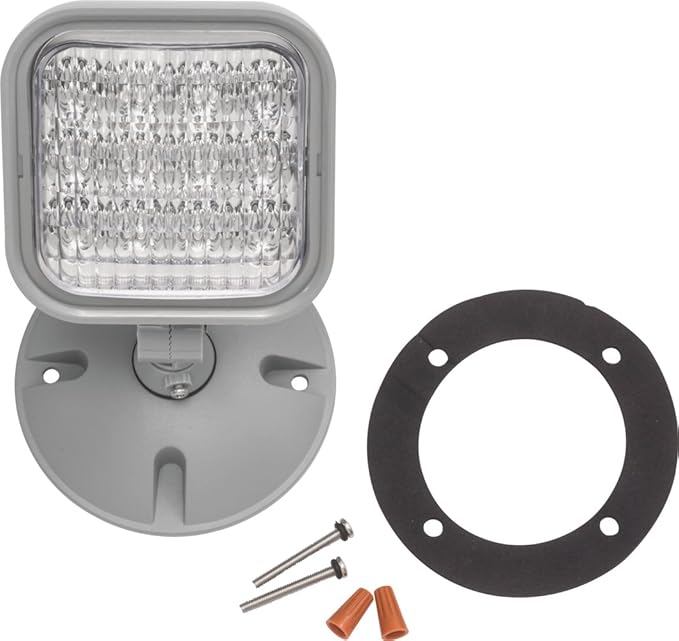 Lithonia Lighting Weatherproof LED Emergency Light Remote Head, One Single Head - Image 7