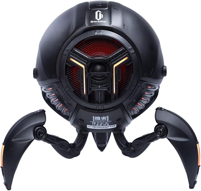 GravaStar Mars Pro Bluetooth Speaker, Deep Bass Loud Stereo Sound, 15H Playtime by GravaStar