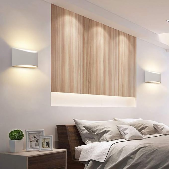 Aipsun Aluminum Modern Indoor LED Wall Sconce Hardwired Interior Wall Lights - Image 3