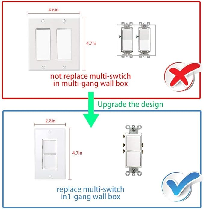 WiFi Smart Wall Touch Light Switch Glass Panel Wireless Remote Control by - Image 7