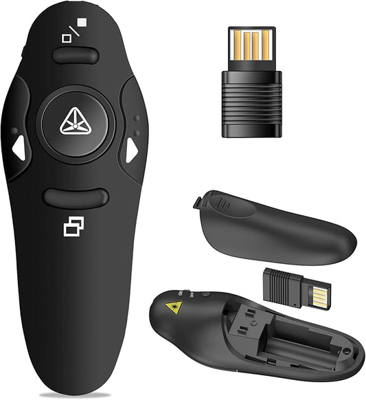 Presentation Clicker Wireless Presenter Remote USB Control Powerpoint PPT by NinjaABXY