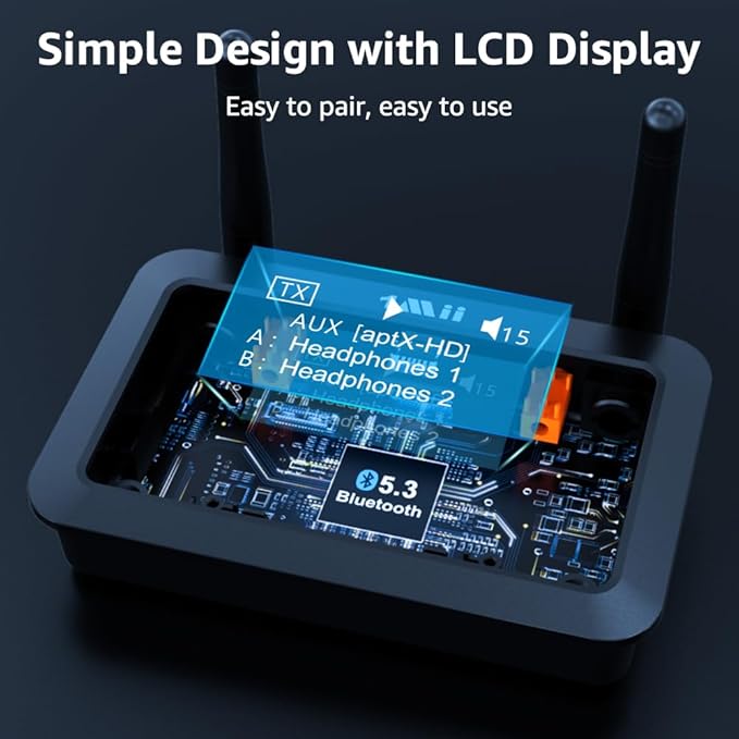 1Mii B03Pro+ Bluetooth 5.3 Transmitter Receiver Certified LDAC - Image 6