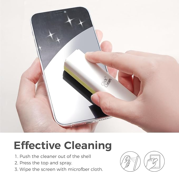 CLICK CLEAN Screen Cleaner, Fingerprint Proof Screen Cleaner Spray, All-in-One - Image 5