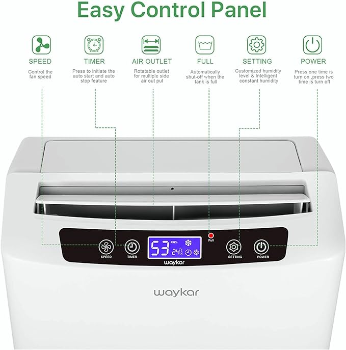Waykar 2000 Sq. Ft. 2025 Energy Star Dehumidifier - Image 2
