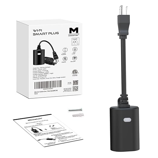 Minoston Outdoor Smart Plug, WiFi Outlet, IP65 Weatherproof, Compatible - Image 8