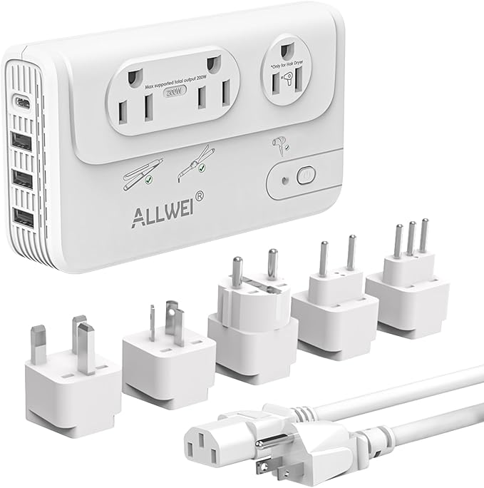 ALLWEI 2000W Travel Voltage Converter 220v to 110v Converter by ALLWEI