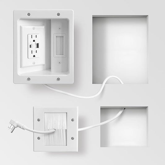 GEVINFA in-Wall TV Cable Management Kit by GEVINFA
