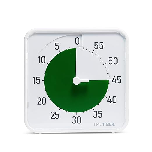 Time Timer Original 8" Visual Countdown Timer – Medium 60-Minute Silent by TimeTimer