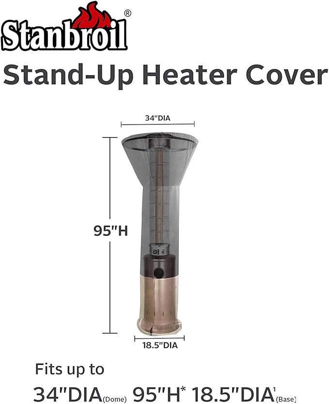 Stanbroil Patio Heater Cover, Full Coverage Outdoor Heater Cover - Image 4