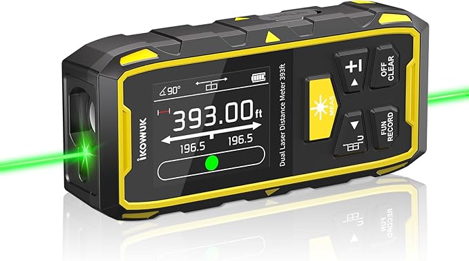 IKOVWUK Dual Laser Measuring Tool, 393FT/120M Bilateral Laser Distance Meter 6 by iKOVWUKMeasuringTools