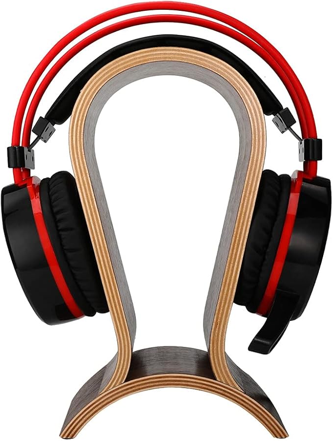 Headphone Stand Wood, Headset Stand - Image 3