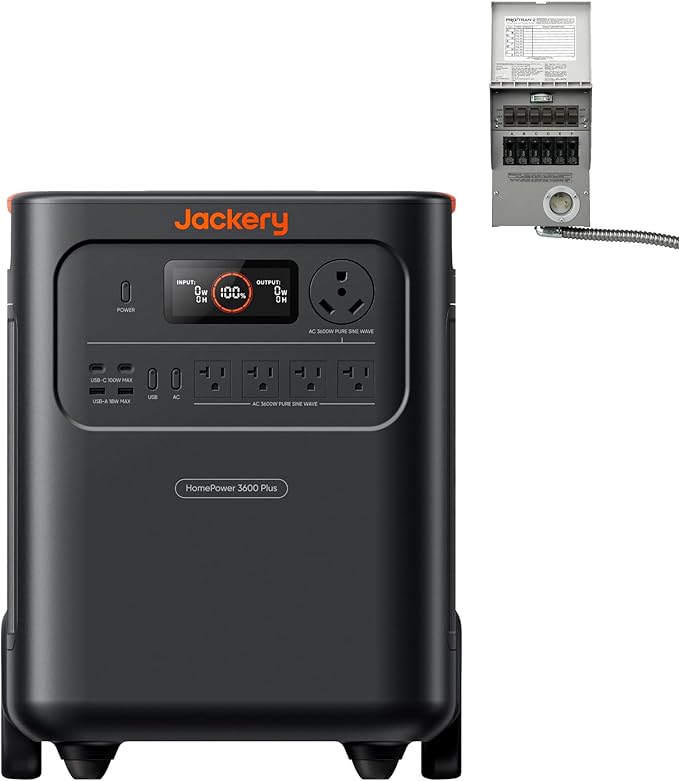 Jackery HomePower 3600 Plus Portable Power Station by JackeryInc