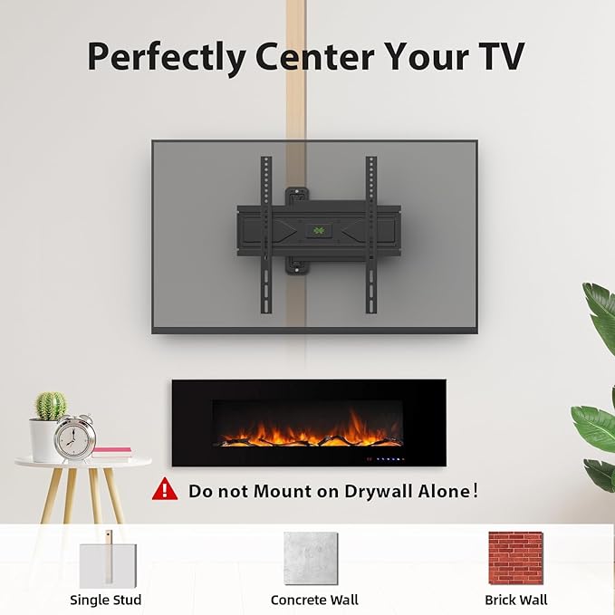 USX MOUNT Corner TV Wall Mount for 26-60 Inch TVs up to 80 lbs, Single - Image 6