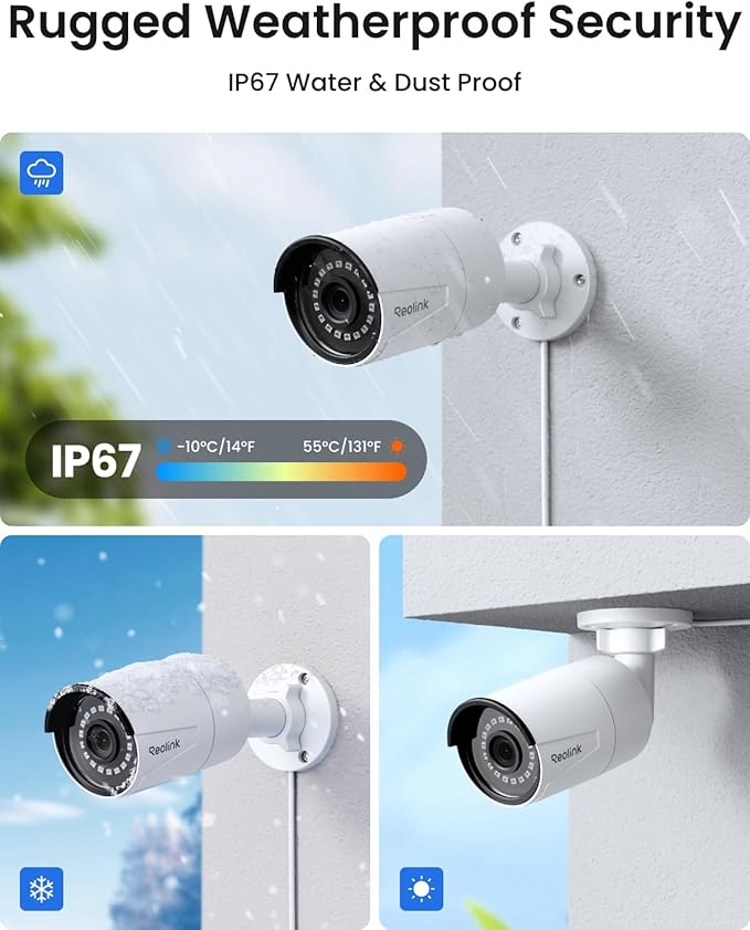 REOLINK 8CH 5MP Home Security Camera System, 4K/8MP 8CH NVR - Image 6