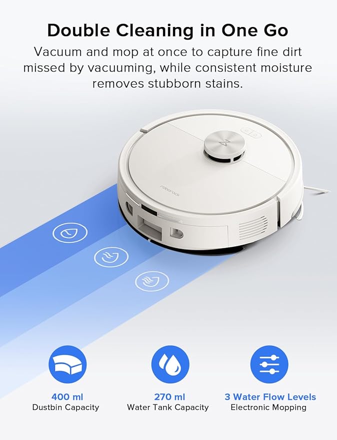 roborock Q7 L5 Robot Vacuum and Mop Combo, 000Pa Suction, Upgraded from Q5 Pro - Image 4