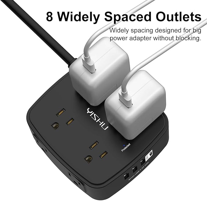 10 Ft Surge Protector Power Strip - Image 5