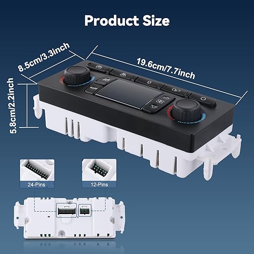 599-211XD A/C Heater Climate Control Module Panel Switch - Image 4