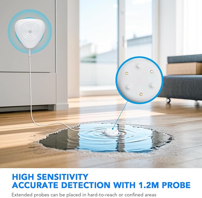 NEO Zigbee Water Sensor, Smart Water Leak Detector - Image 2