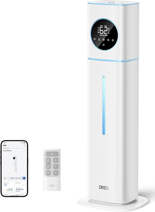 DREO HM735S 11L Smart Humidifier Large Room 700 ft², 100H Cool Mist Air by DREO