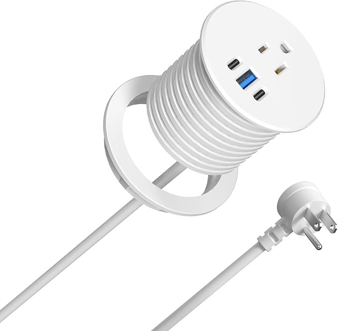 2.5 inch Power Grommet, 20W USB-C Charging, 1 Outlet by Jgstkcity