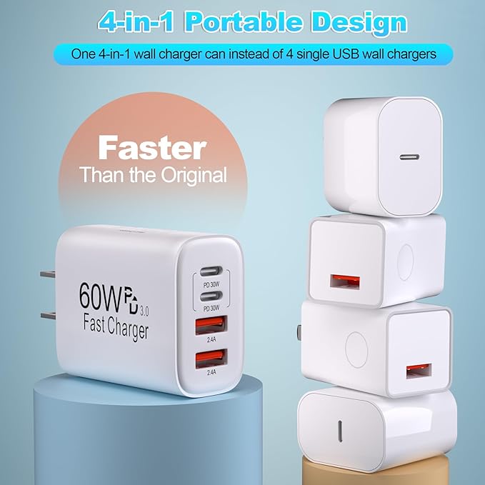 60W USB C Charger Block Fast Charging - Image 5