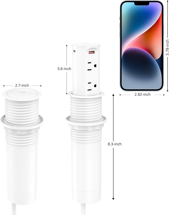 Jgstkcity 2.5 inch Hole Pop up Outlet - Image 3