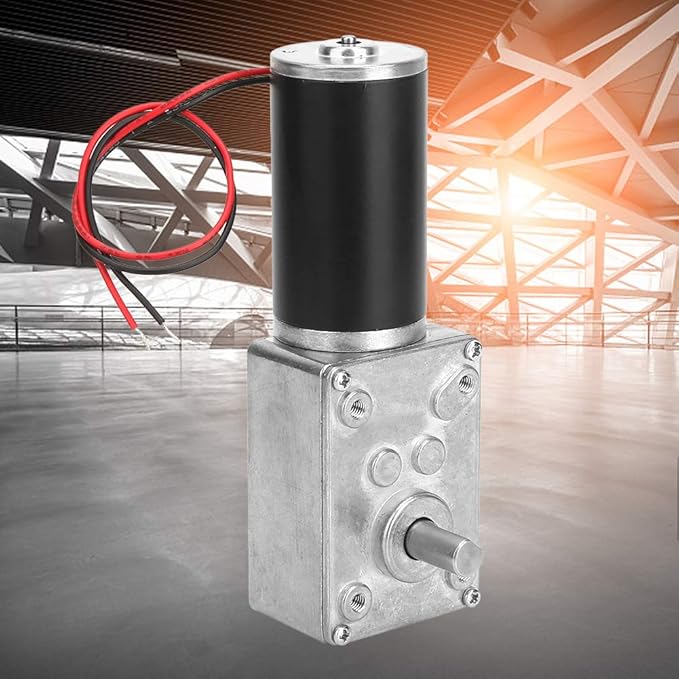 Reversible Gear Motor, 24V 8mm Shaft Gear Motor High Torsion Speed Reduce - Image 3