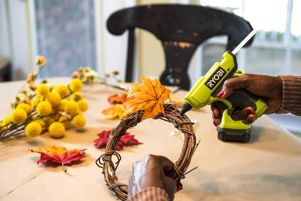Ryobi RGLM18-0 18V ONE+ Cordless Mini Glue Gun (Bare Tool), Green