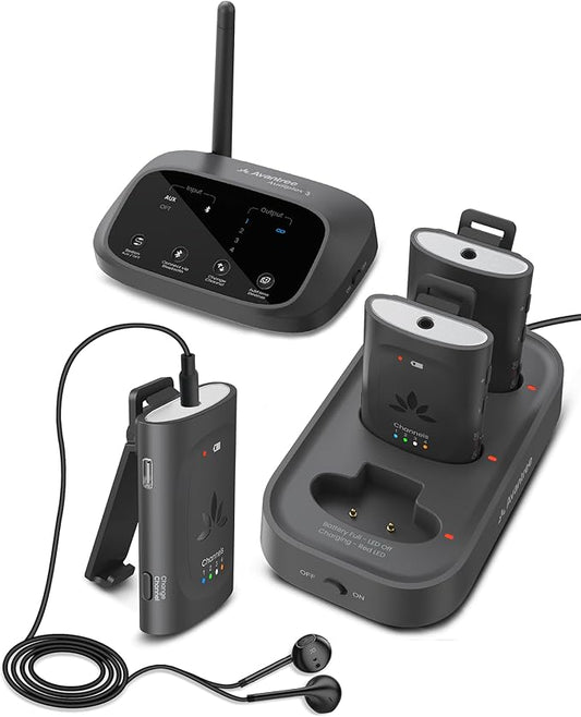 Avantree Audiplex M3 – Multi-Channel Assistive Listening System & Headphones by Avantree