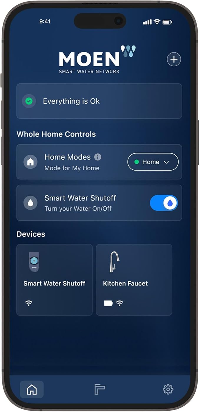 Moen Flo Smart Water Monitor and Automatic Shutoff Sensor, Wi-Fi Connected - Image 13
