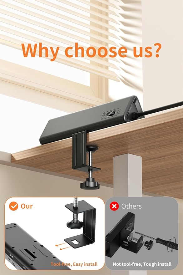 6.5 FT Desk Clamp Power Strip - Image 7