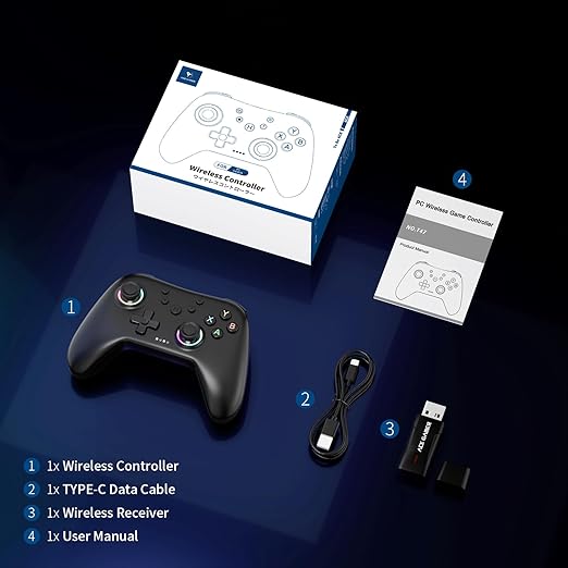 AceGamer Aurora Generation 2.4G Wireless Bluetooth Controller - Image 7