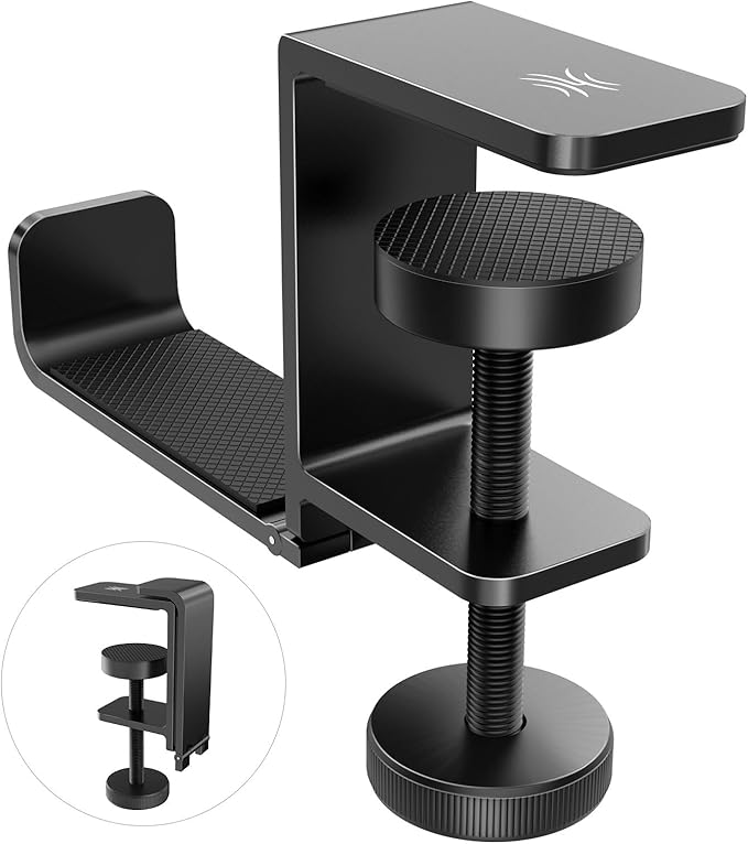 OneOdio MTL99 Foldable Headphone Stand, Metal Headset Holder Space-Saving Table by OneOdio