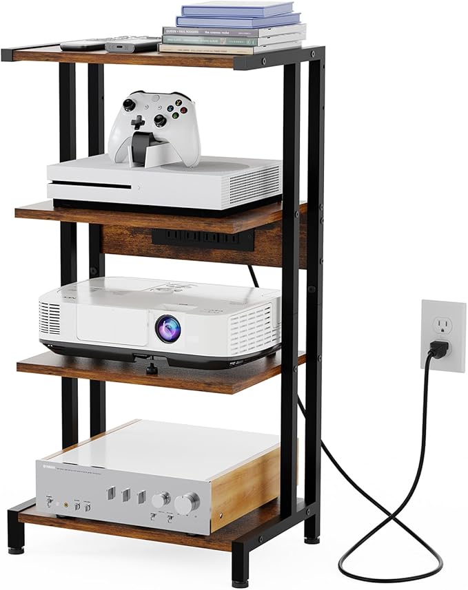 X-cosrack 16.5" Small 4-Tier AV Media Stand by X-cosrack