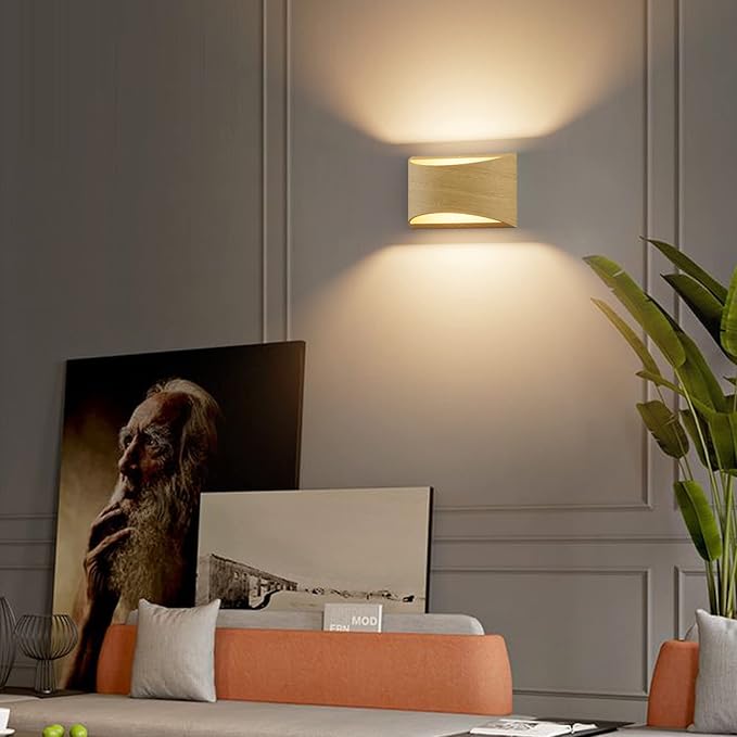 Aipsun Aluminum Modern Wall Light Fixtures 1 Pack Indoor LED Wall Sconce - Image 7