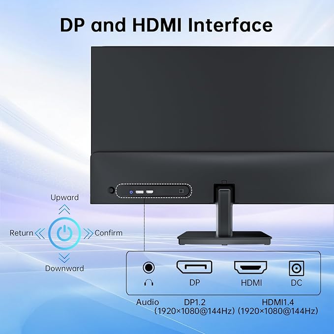 KTC 23.8 Inch Gaming Monitor, FHD@144Hz 120Hz Monitor - Image 6