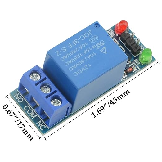 XINGYHENG 10PCS One Channel Relay Module 12V Low Level Trigger Expansion Plate - Image 5