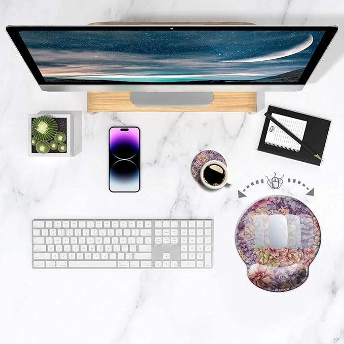 Ergo Comfort Gel Wrist Rest Mouse Pad-Ergonomic Office Mousepad - Image 3