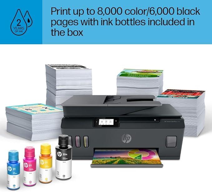 HP Smart Tank Plus 570 Wireless All-in-One Ink Tank Printer - Image 14