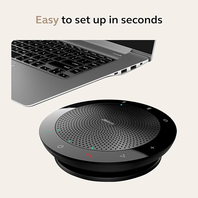 Jabra Speak 510 Portable, USB or Wireless Bluetooth Speaker Meetings and Calls - Image 4