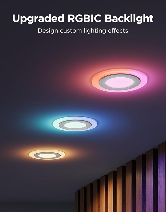 Govee Smart Recessed Lighting 4 inch, RGBIC LED Recessed Light Compitable - Image 2