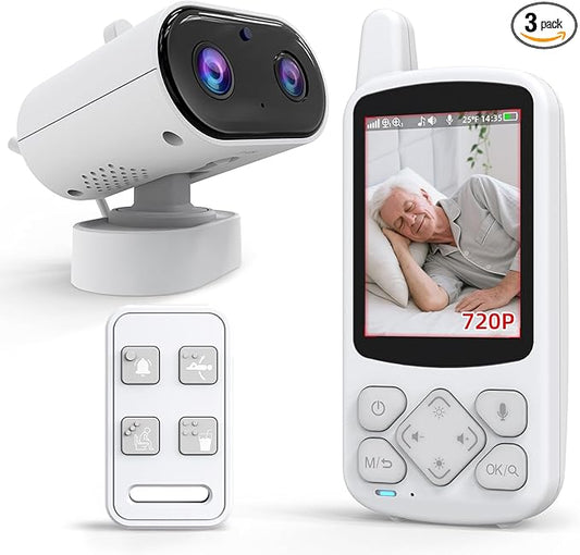 CallToU Elderly Monitor with Camera and Audio, 2-Way Talk Baby Monitors by CallToU